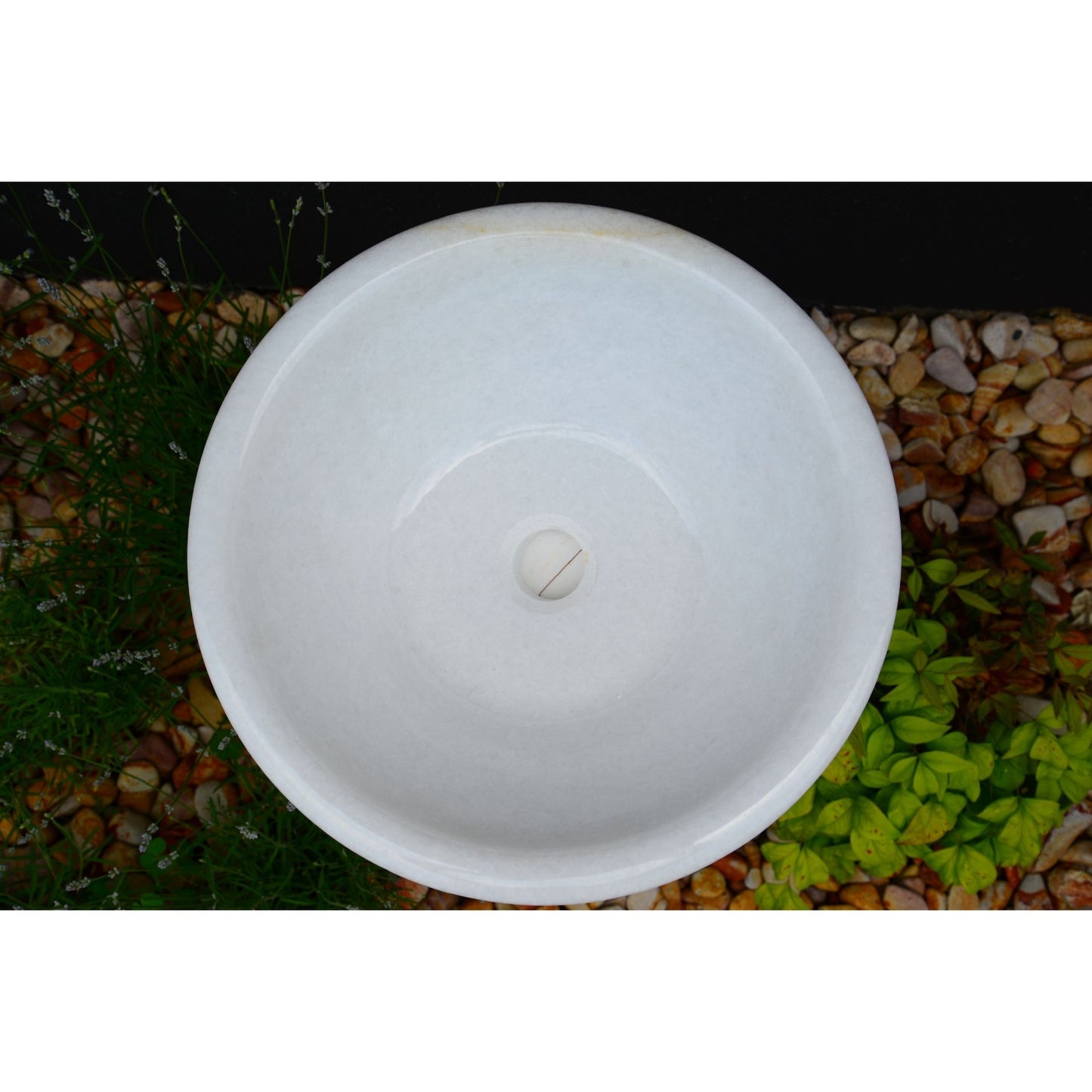 Handcrafted White Marble Sink