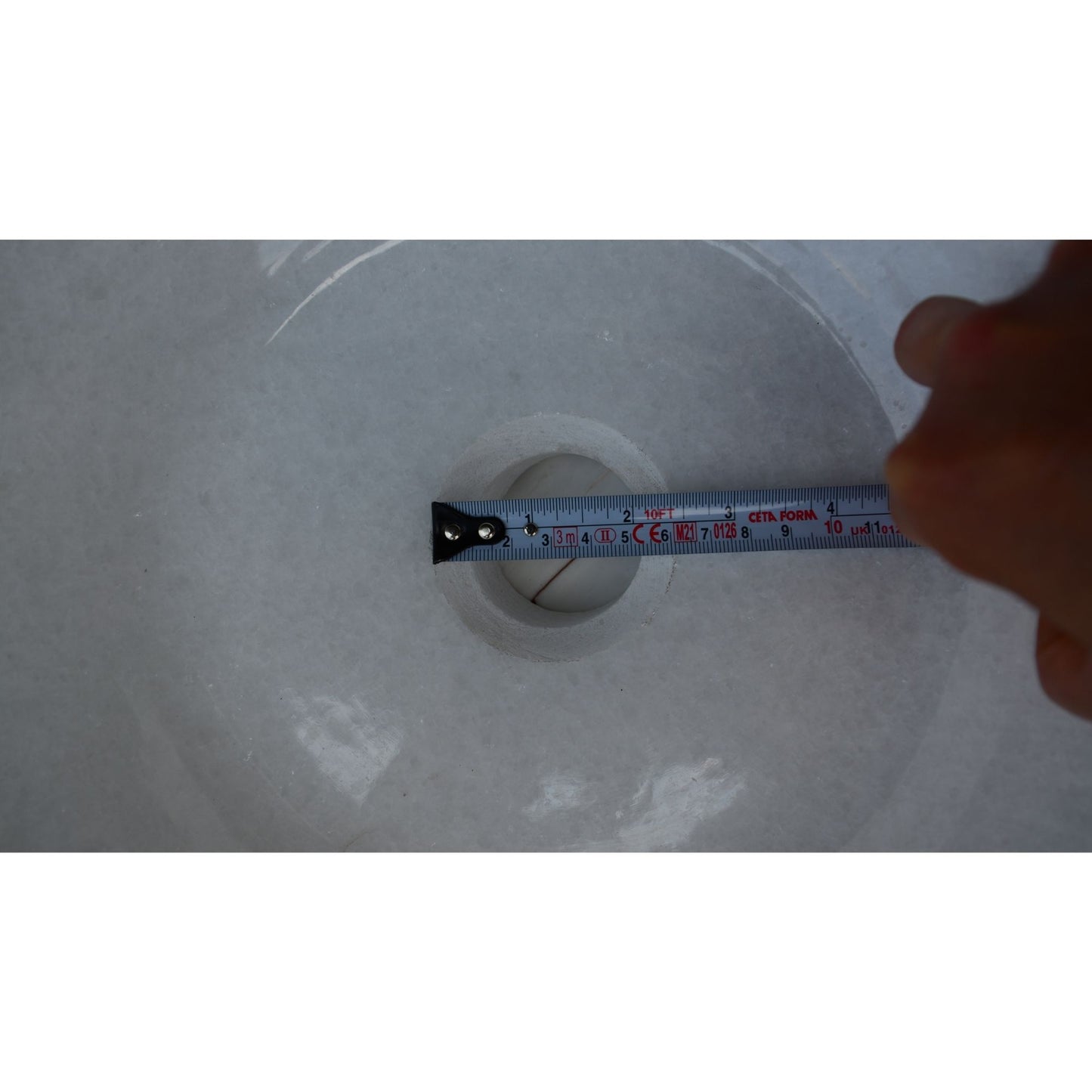 Handcrafted White Marble Sink