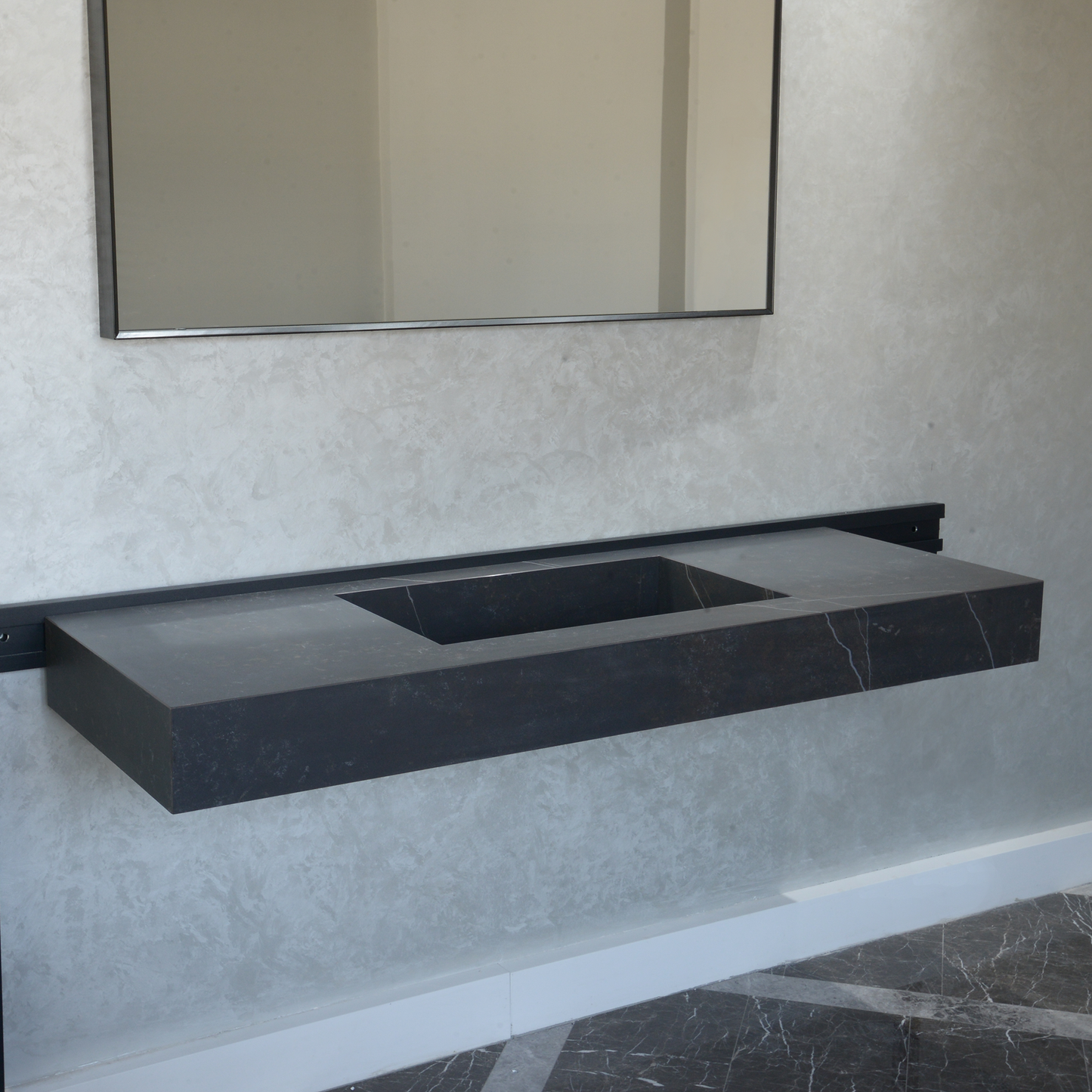 HANDCRAFTED DEKTON KELYA ENGINEERED PORCELAIN SINK (ES-067)