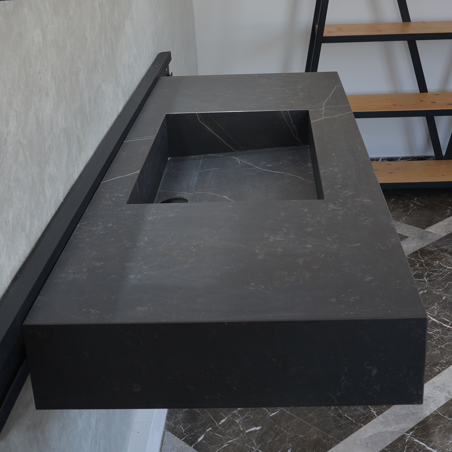 HANDCRAFTED DEKTON KELYA ENGINEERED PORCELAIN SINK (ES-067)