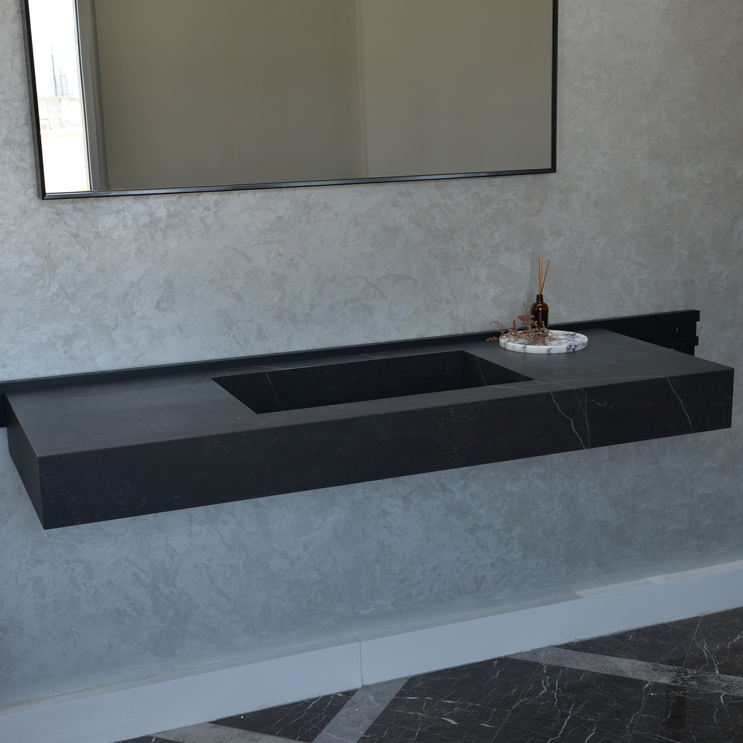 HANDCRAFTED DEKTON KELYA ENGINEERED PORCELAIN SINK (ES-067)