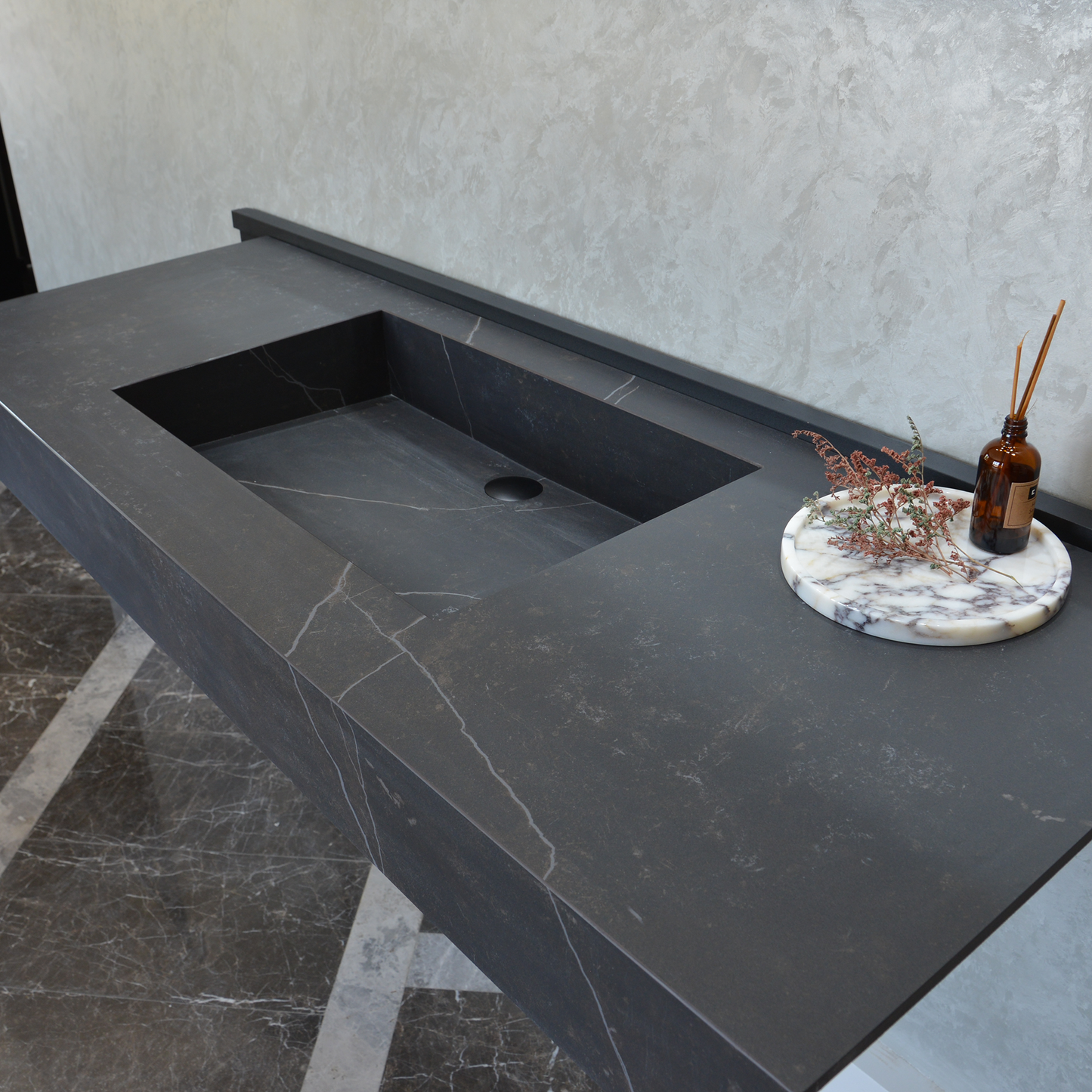 HANDCRAFTED DEKTON KELYA ENGINEERED PORCELAIN SINK (ES-067)