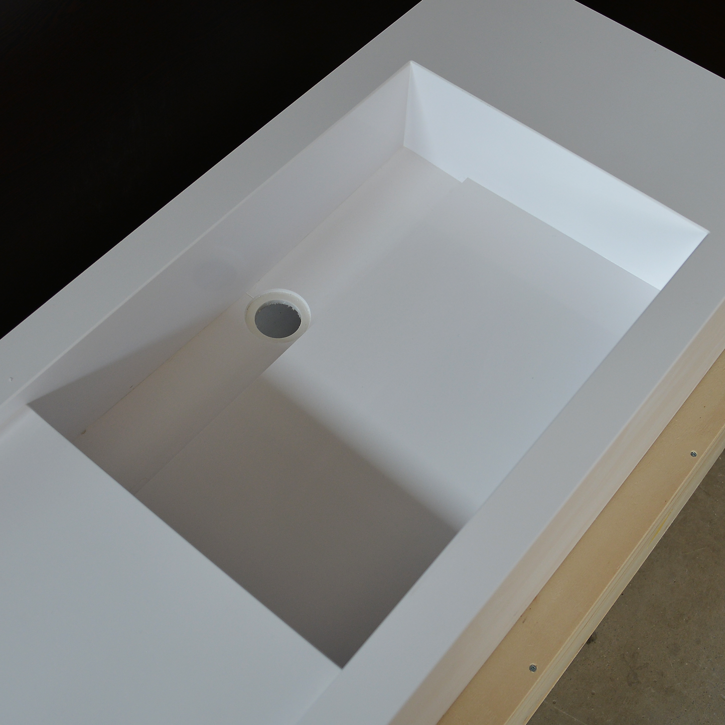 Handcrafted Custom Double Quartz Sink (QU-097)