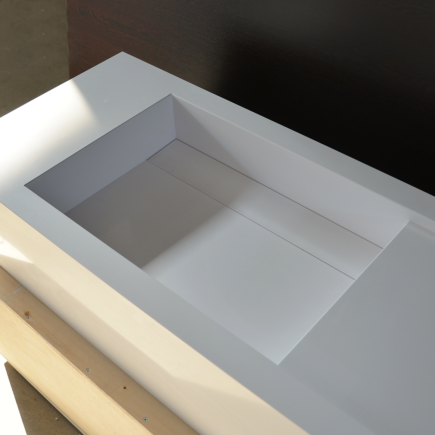 Handcrafted Custom Double Quartz Sink (QU-097)