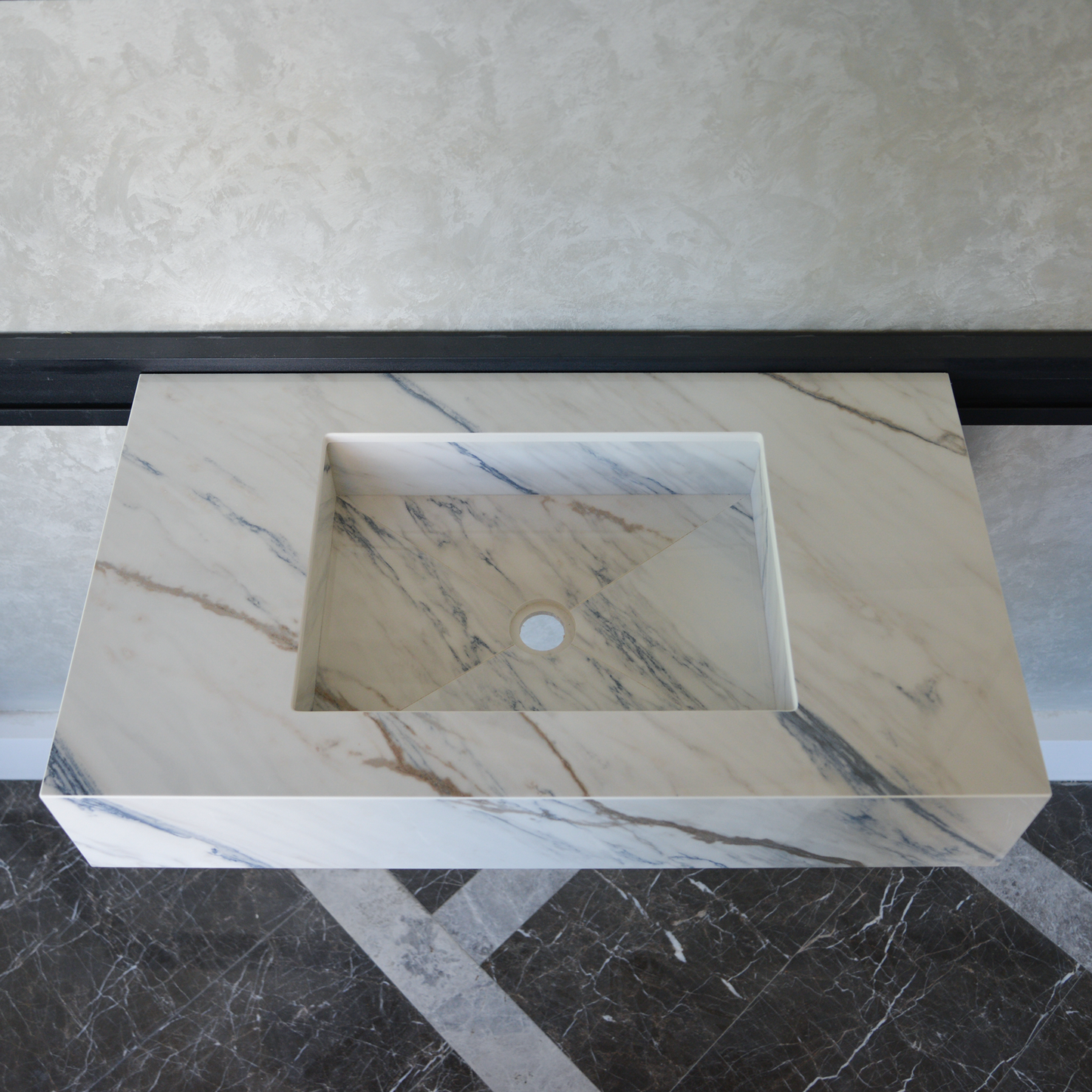HANDCRAFTED DEKTON ONIRIKA TRANCE ENGINEERED PORCELAIN SINK (ES-035)