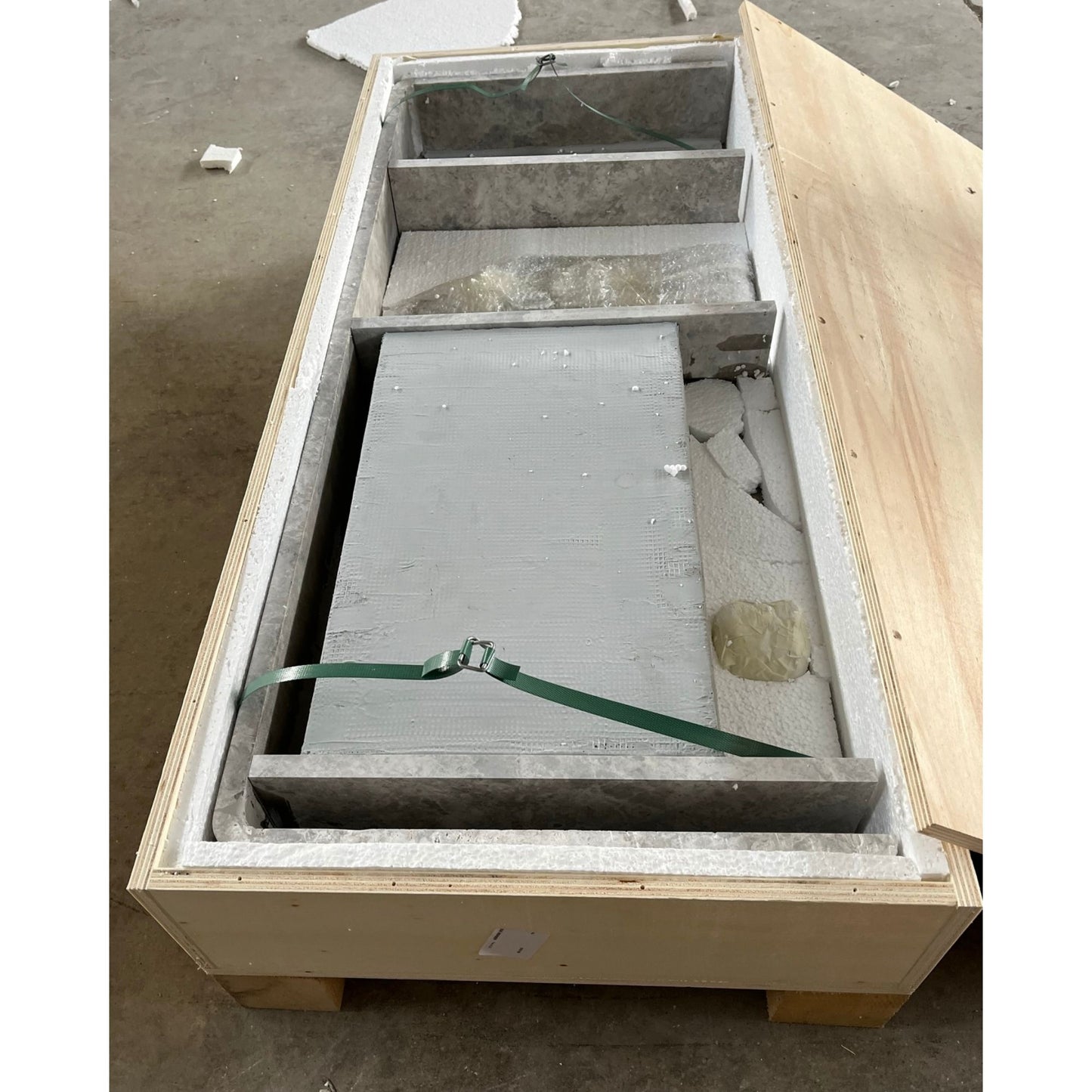 HANDCRAFTED CUSTOM TUNDRA GREY MARBLE SINK (NS-073)