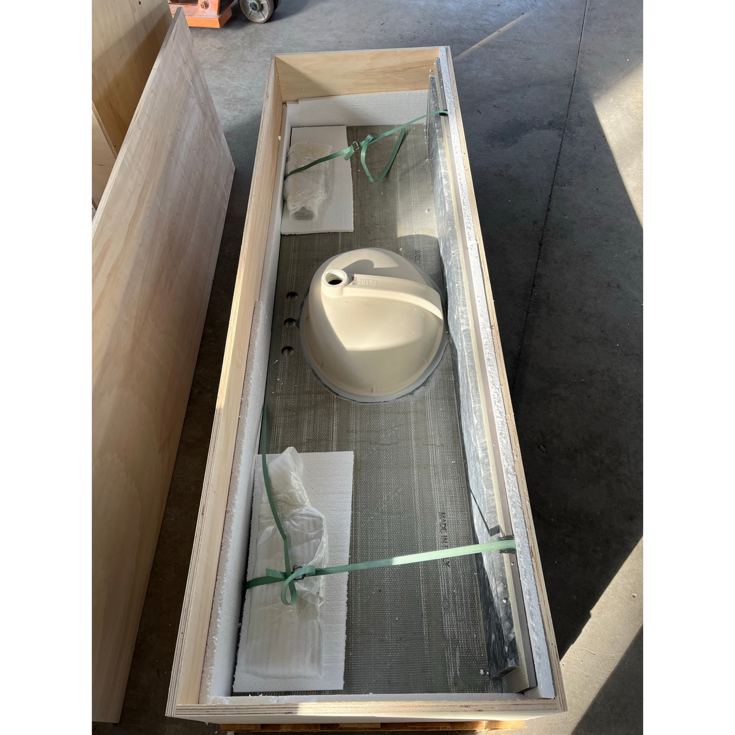 Custom Pietra Grey Matte Porcelain Sink (ES-113)