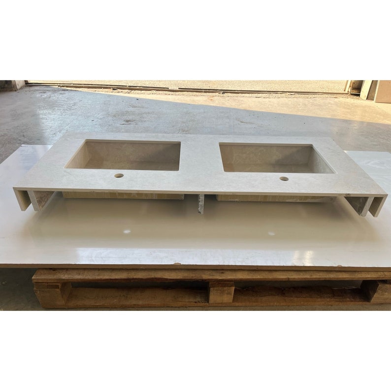 HANDCRAFTED CHIANCA DI OSTUNI ENGINEERED PORCELAIN SINK (ES-066)