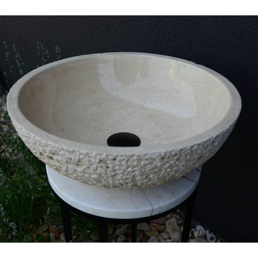 Handcarved Marble Vessel Sink