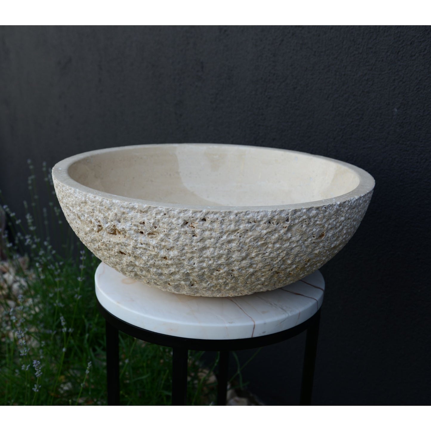 Handcarved Marble Vessel Sink