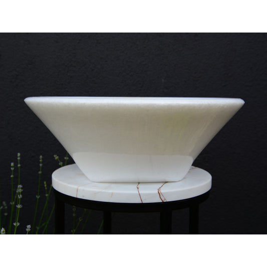 Handcrafted White Marble Sink