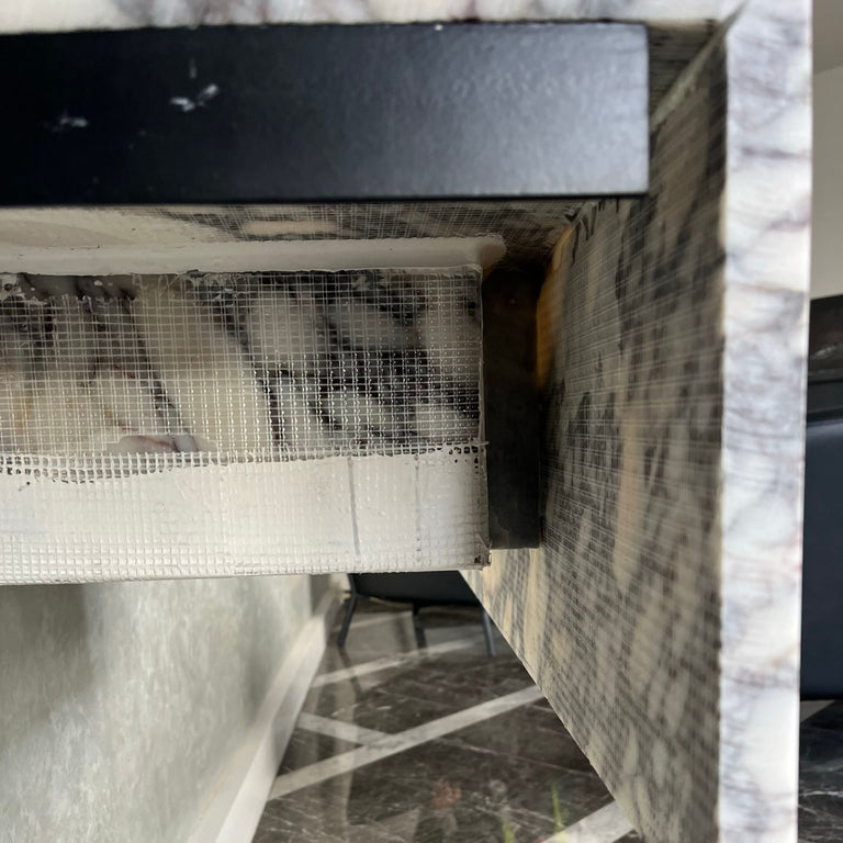 HANDCRAFTED CUSTOM CALACATTA VIOLA MARBLE SINK (NS-082)