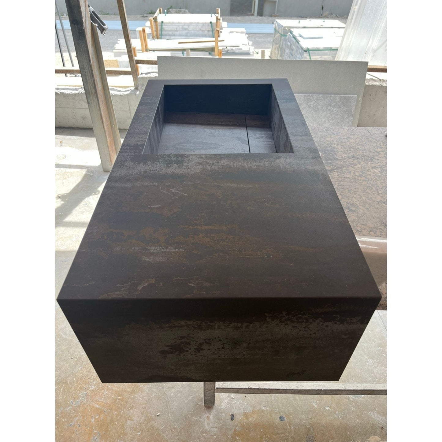 HANDCRAFTED DEKTON TRILLIUM ENGINEERED PORCELAIN SINK (ES-065)