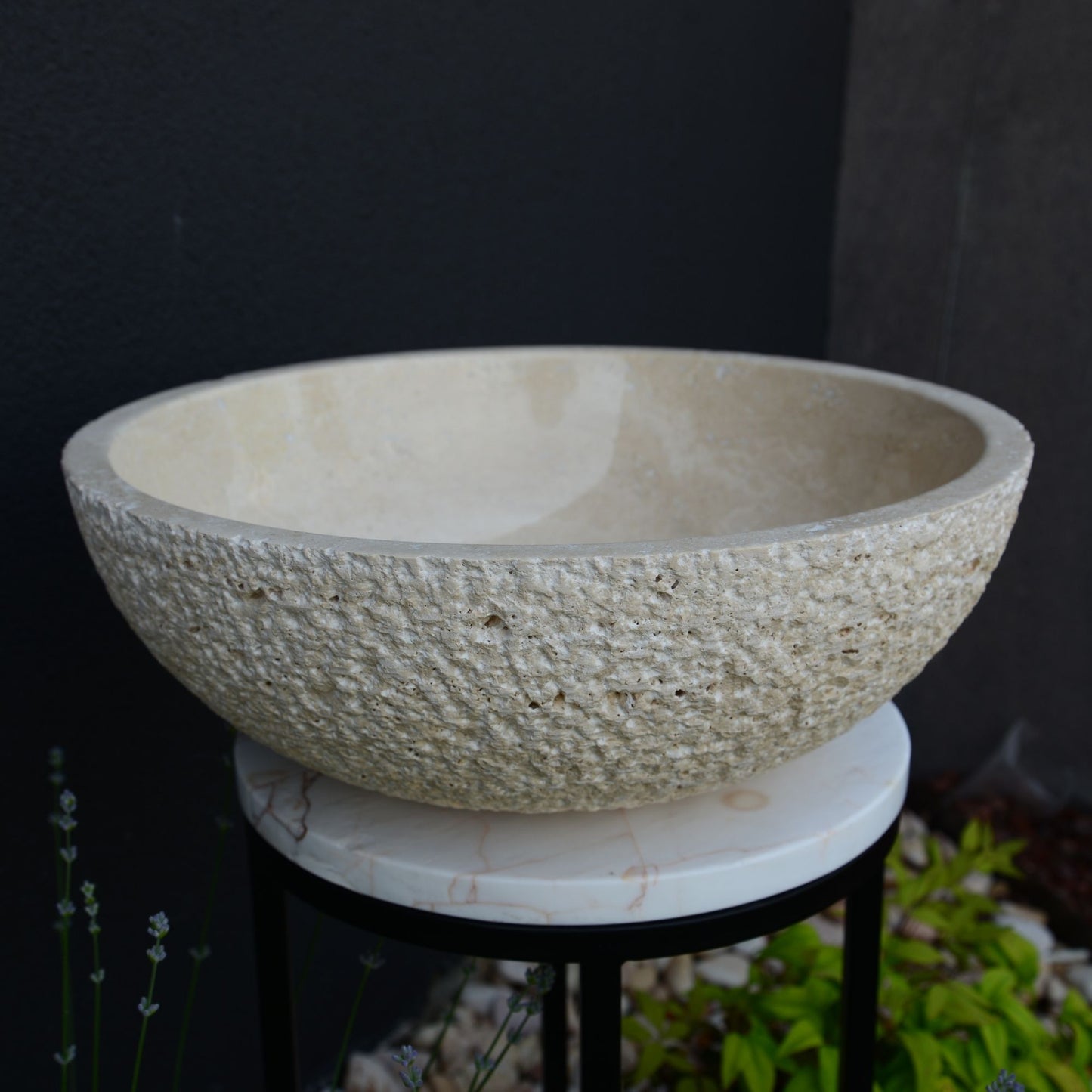 Handcarved Marble Vessel Sink