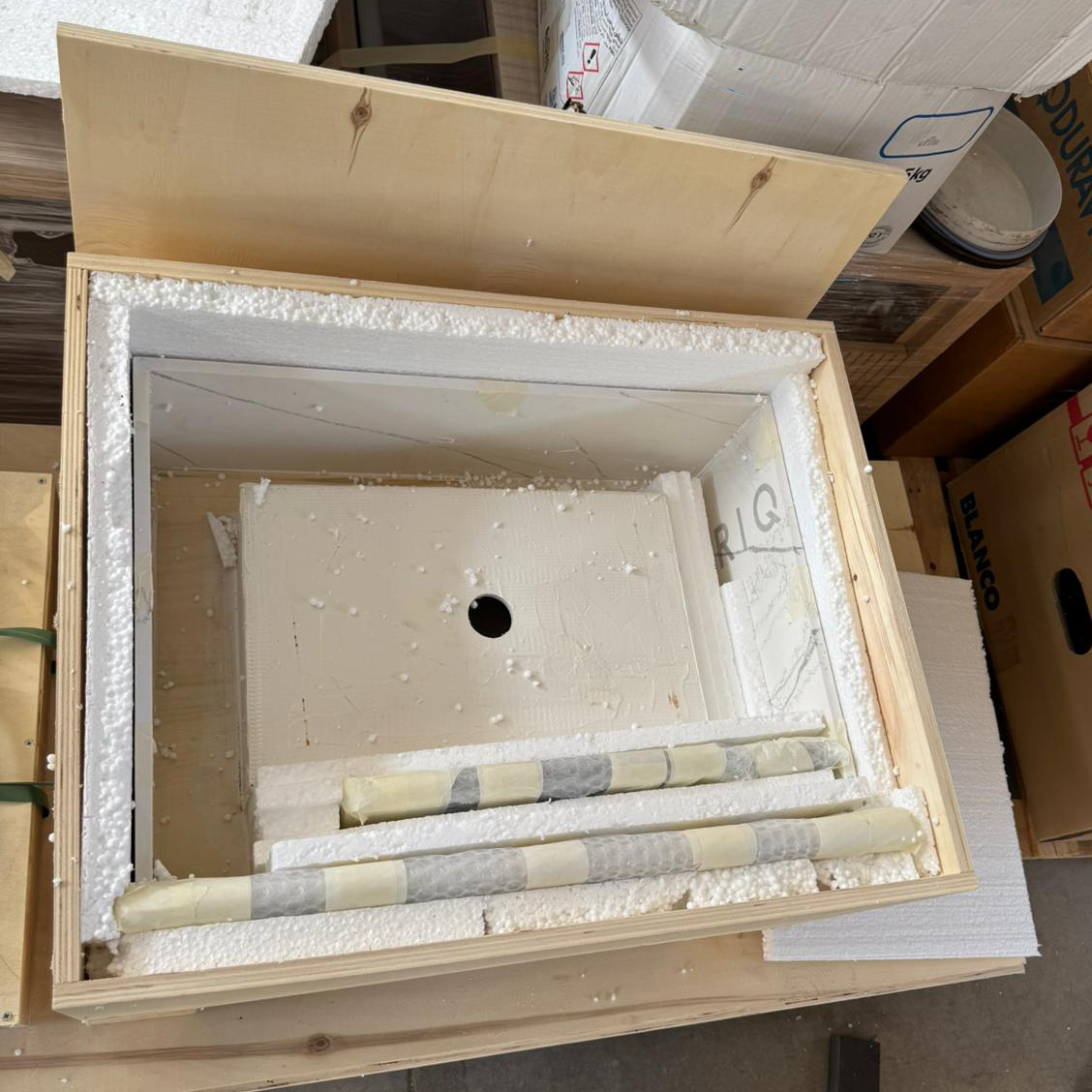 Custom Quartz Bathroom Sink – Handmade Quartz Vessel Sink, Integrated Quartz Countertop Sink, Modern Quartz Vanity Sink