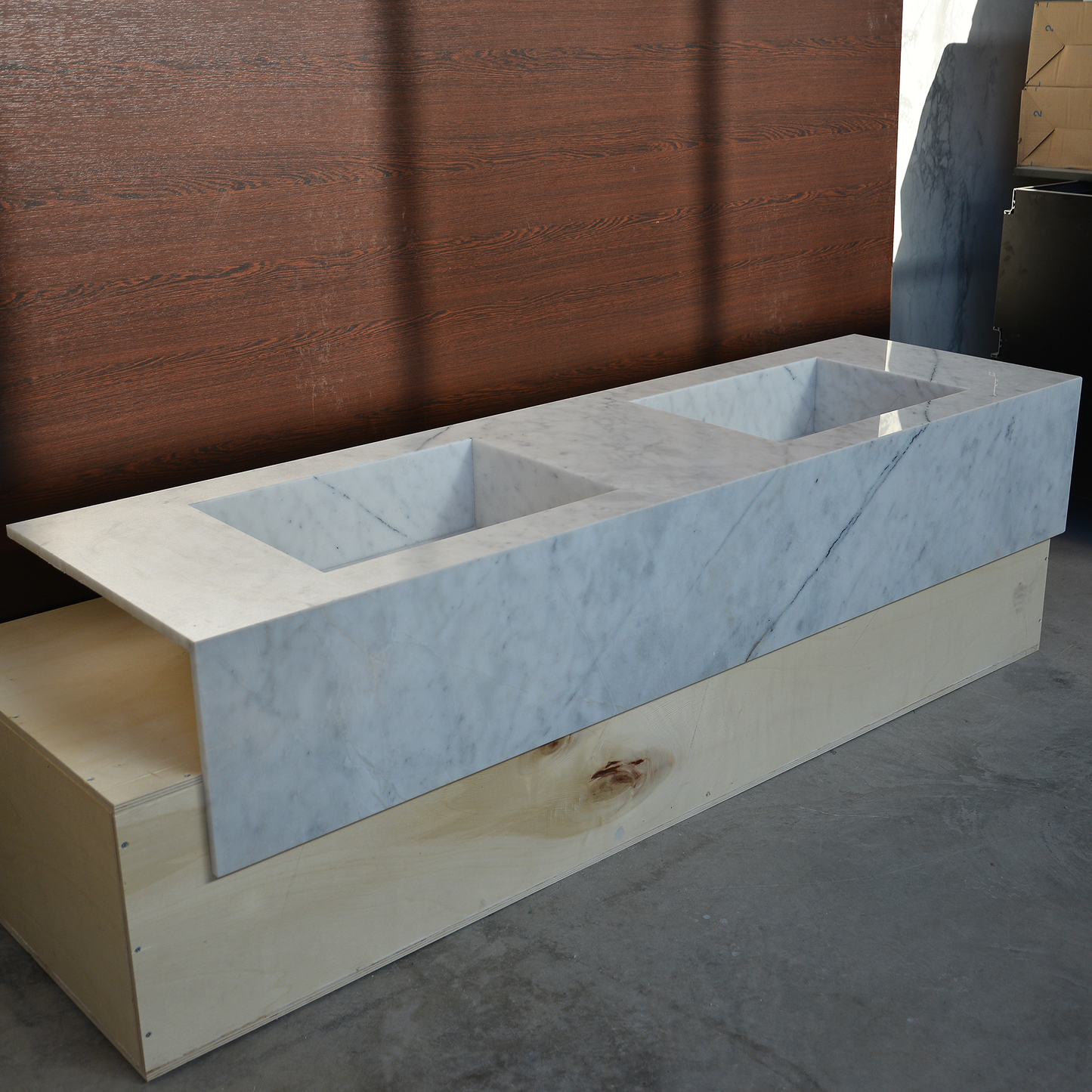 HANDCRAFTED LILAC CUSTOM MARBLE SINK (NS-222)