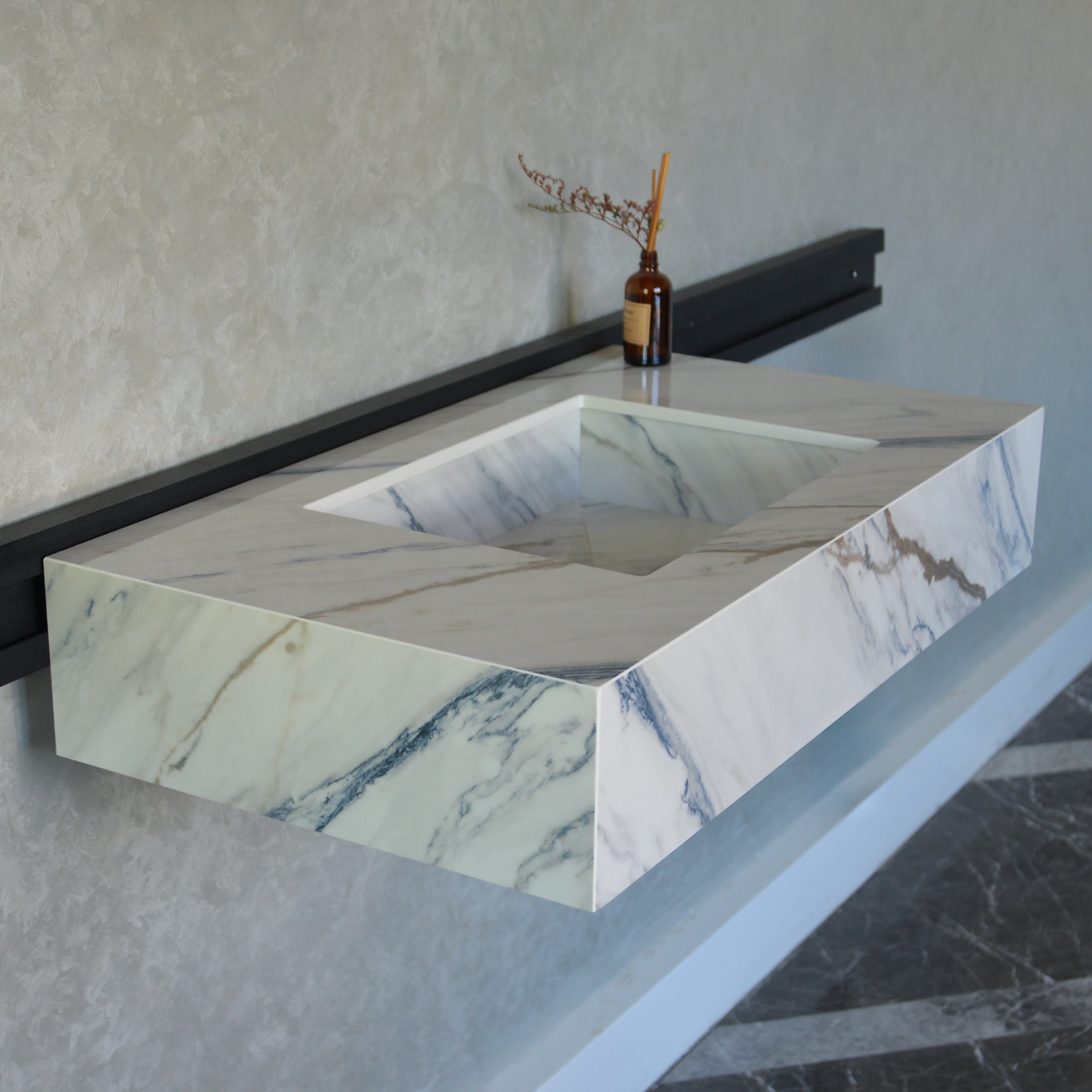 HANDCRAFTED DEKTON ONIRIKA TRANCE ENGINEERED PORCELAIN SINK (ES-035)