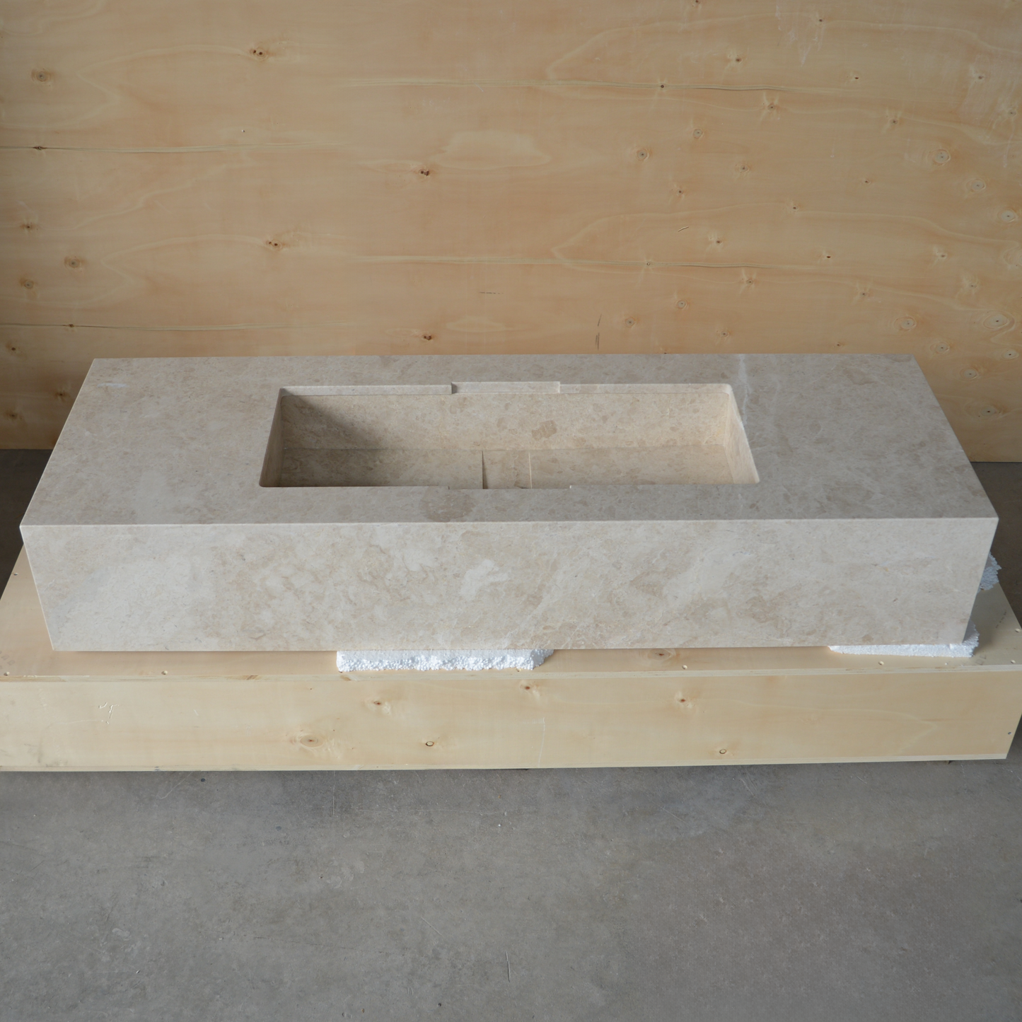 HANDCRAFTED CUSTOM HERA BEIGE MARBLE SINK (NS-138)