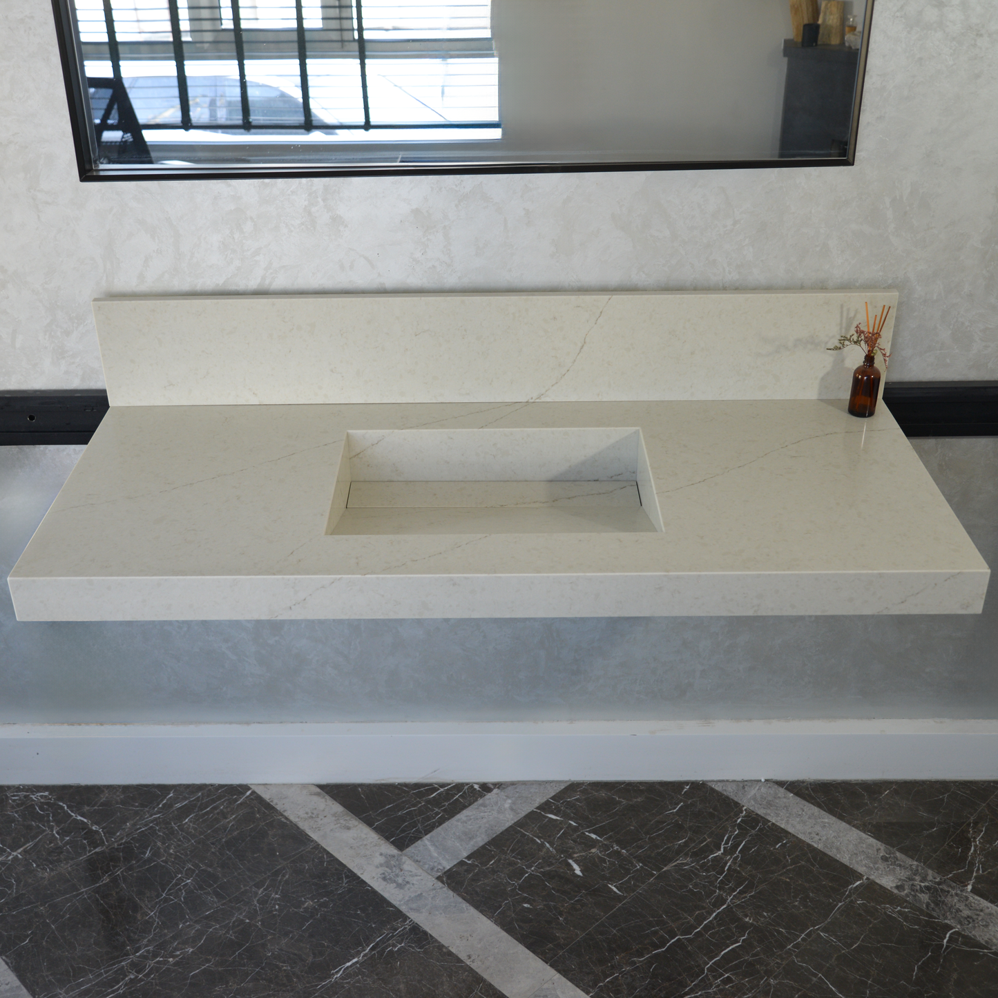 HANDCRAFTED CUSTOM QUARTZ SINK (QU-095)