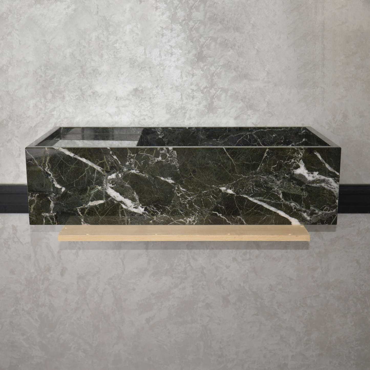 HANDCRAFTED CUSTOM TEOS GREEN MARBLE SINK (NS-081)