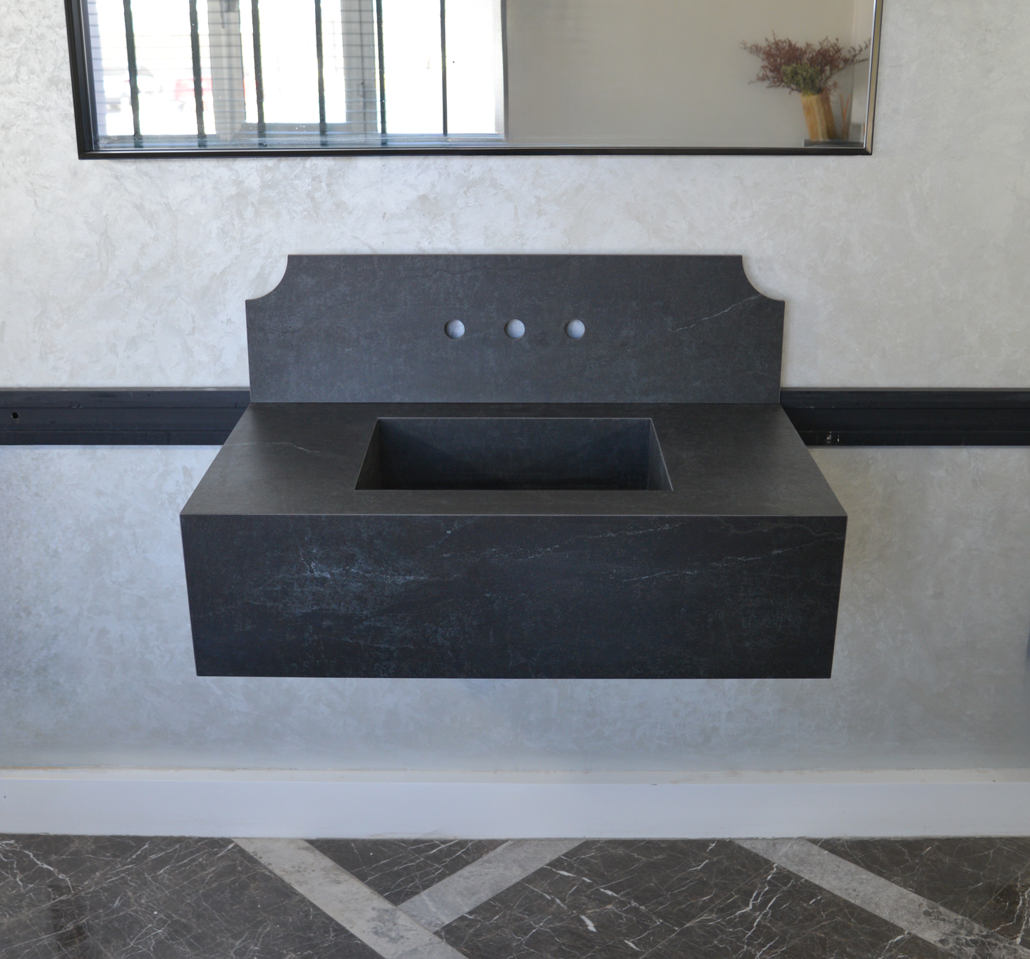 HANDCRAFTED DEKTON LAOS ENGINEERED PORCELAIN SINK (ES-060)