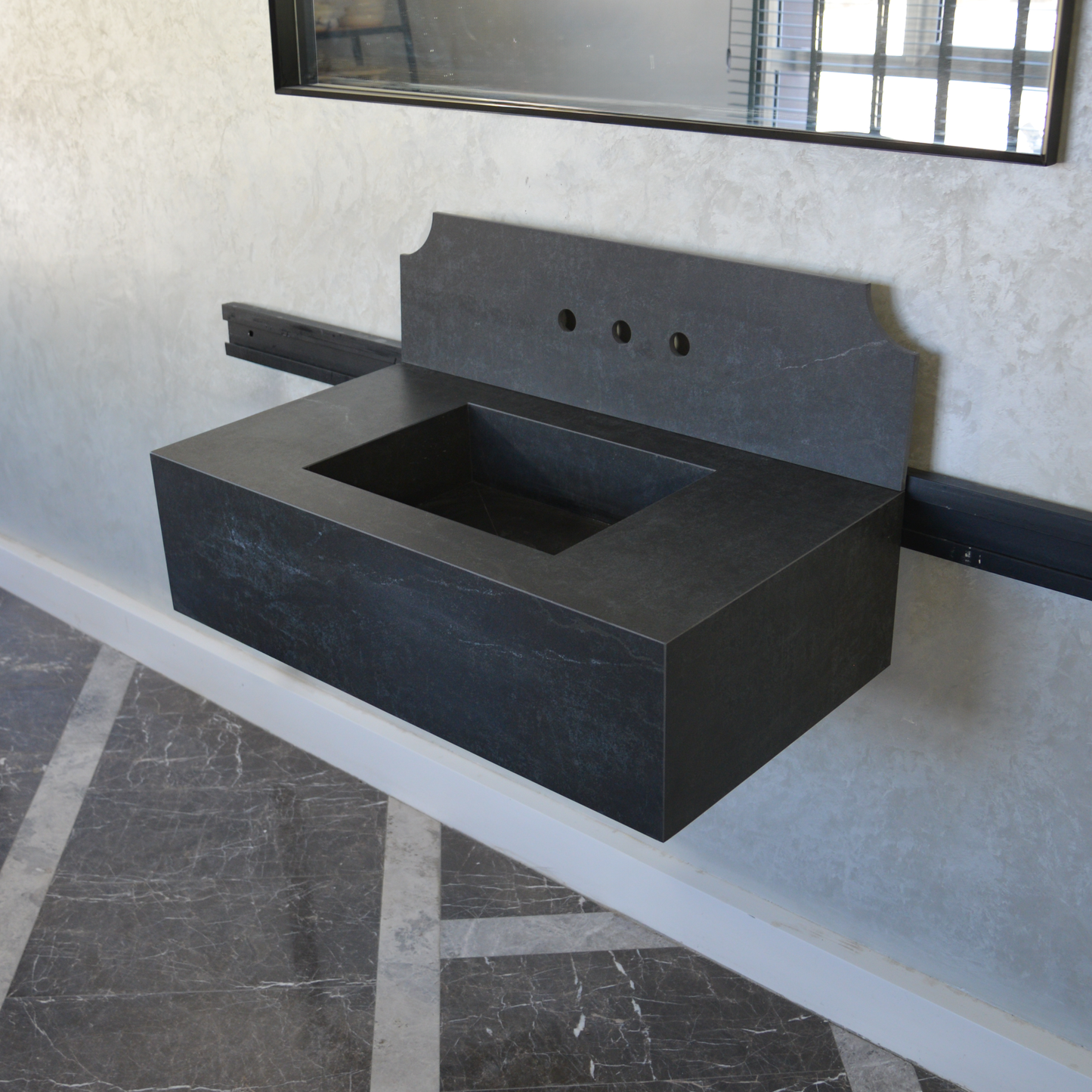 HANDCRAFTED DEKTON LAOS ENGINEERED PORCELAIN SINK (ES-060)