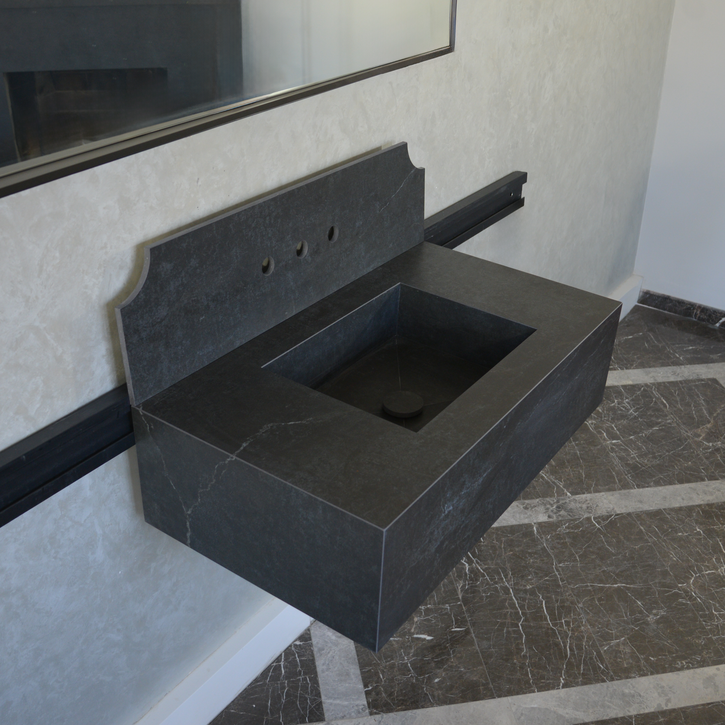 HANDCRAFTED DEKTON LAOS ENGINEERED PORCELAIN SINK (ES-060)