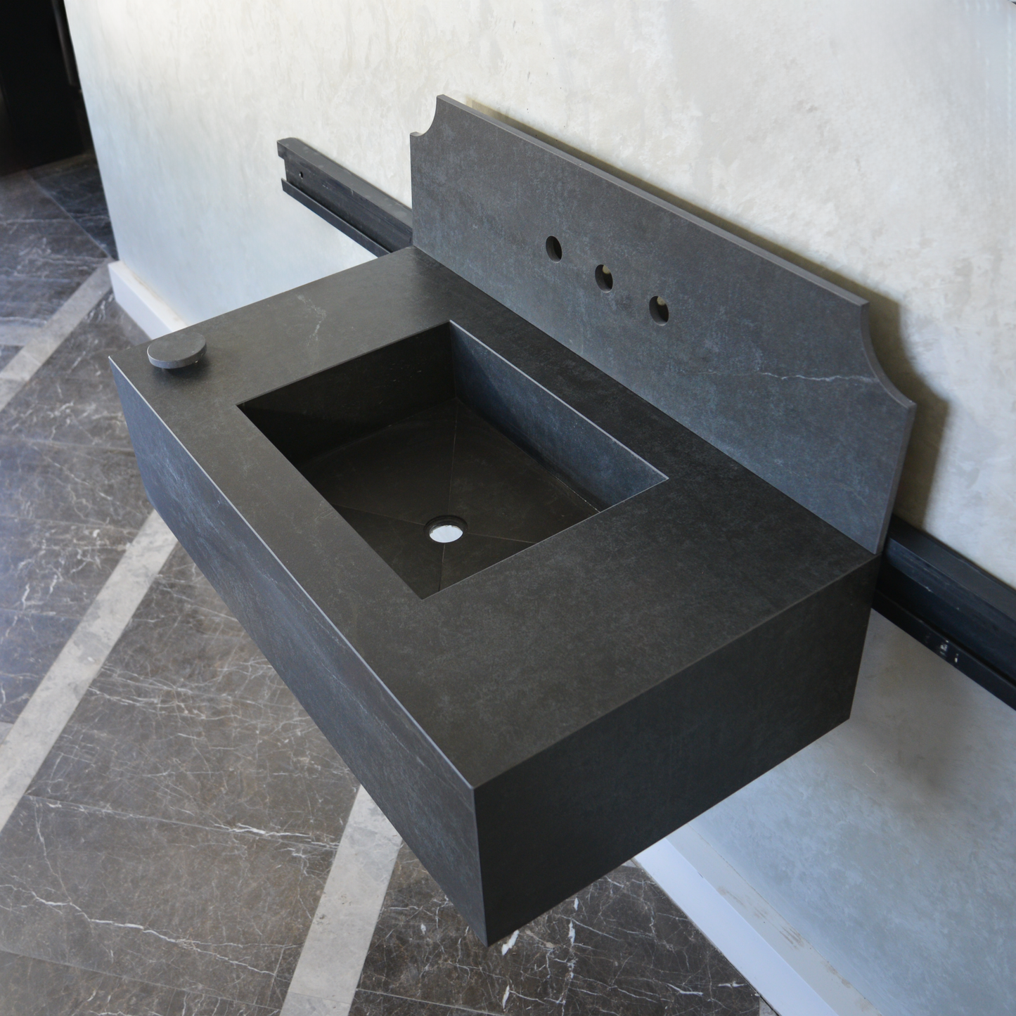 HANDCRAFTED DEKTON LAOS ENGINEERED PORCELAIN SINK (ES-060)