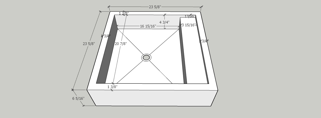 Handmade Infinity Chianca Di Ostuni Porcelain Sink: Marble Look, Custom Bathroom Vanity (ES-048)