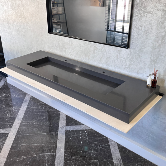 HANDCRAFTED CUSTOM QUARTZ SINK (QU-090)