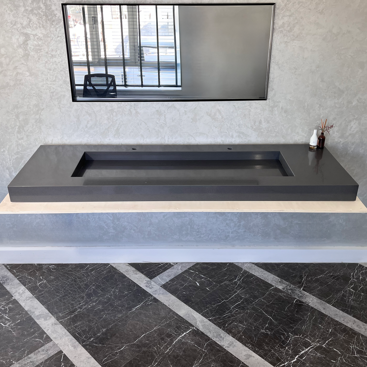 HANDCRAFTED CUSTOM QUARTZ SINK (QU-090)