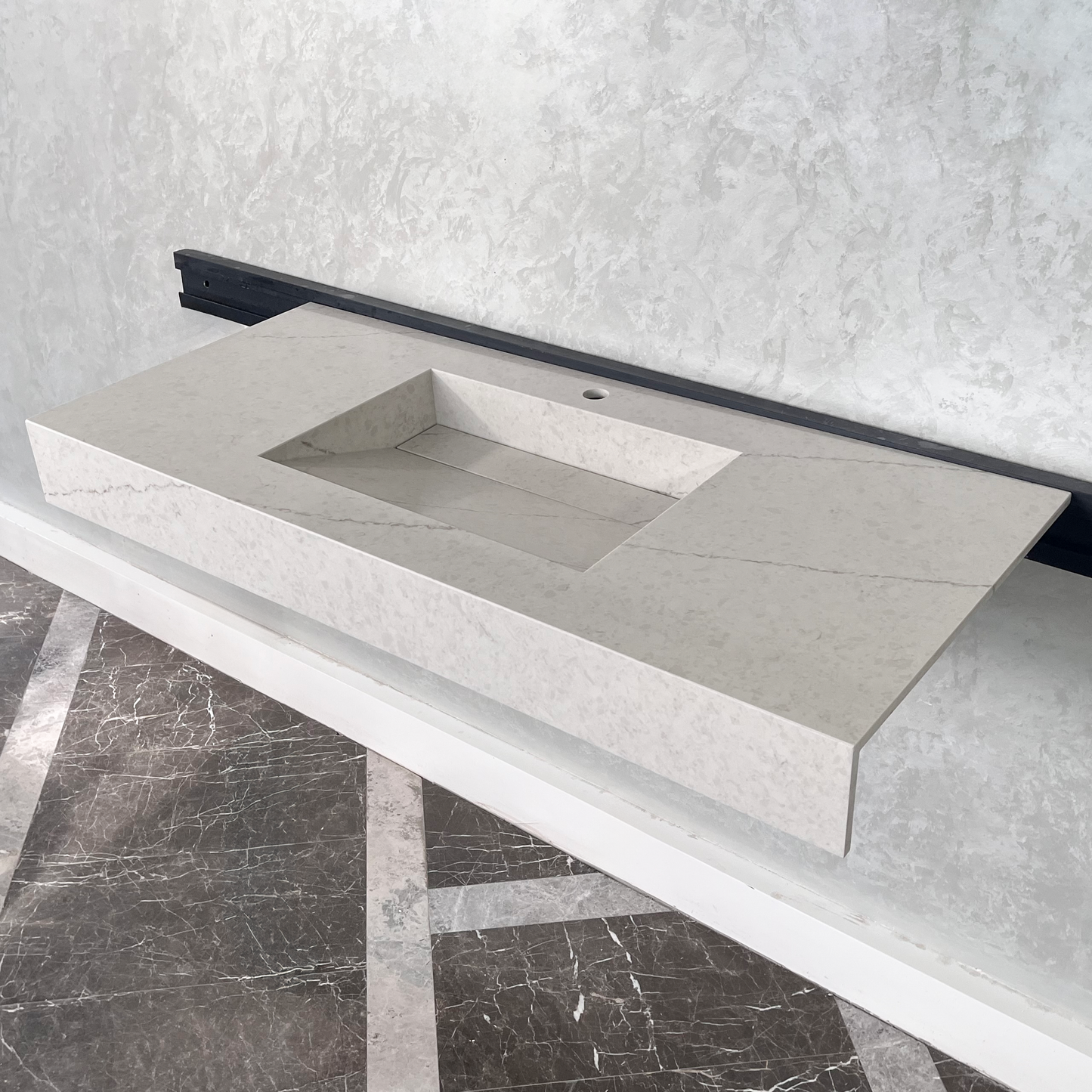 HANDCRAFTED CUSTOM QUARTZ SINK (QU-054)