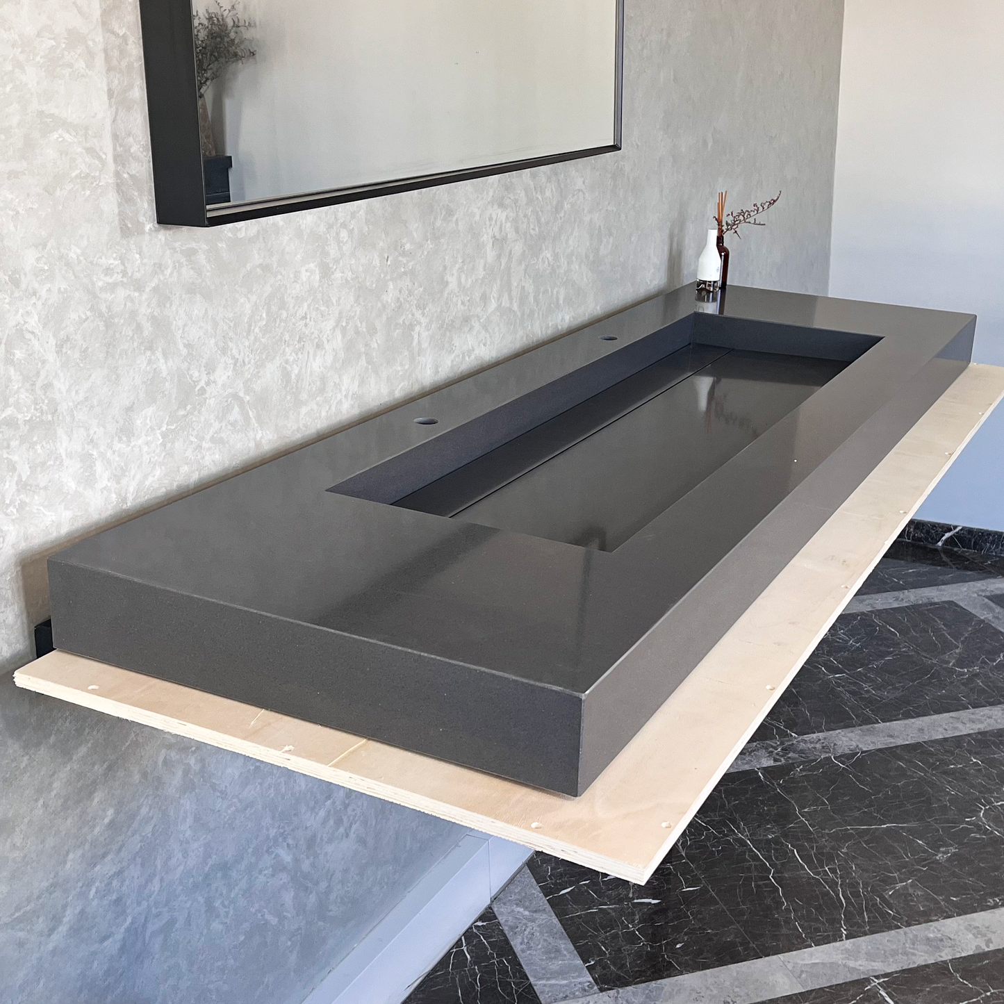 HANDCRAFTED CUSTOM QUARTZ SINK (QU-090)