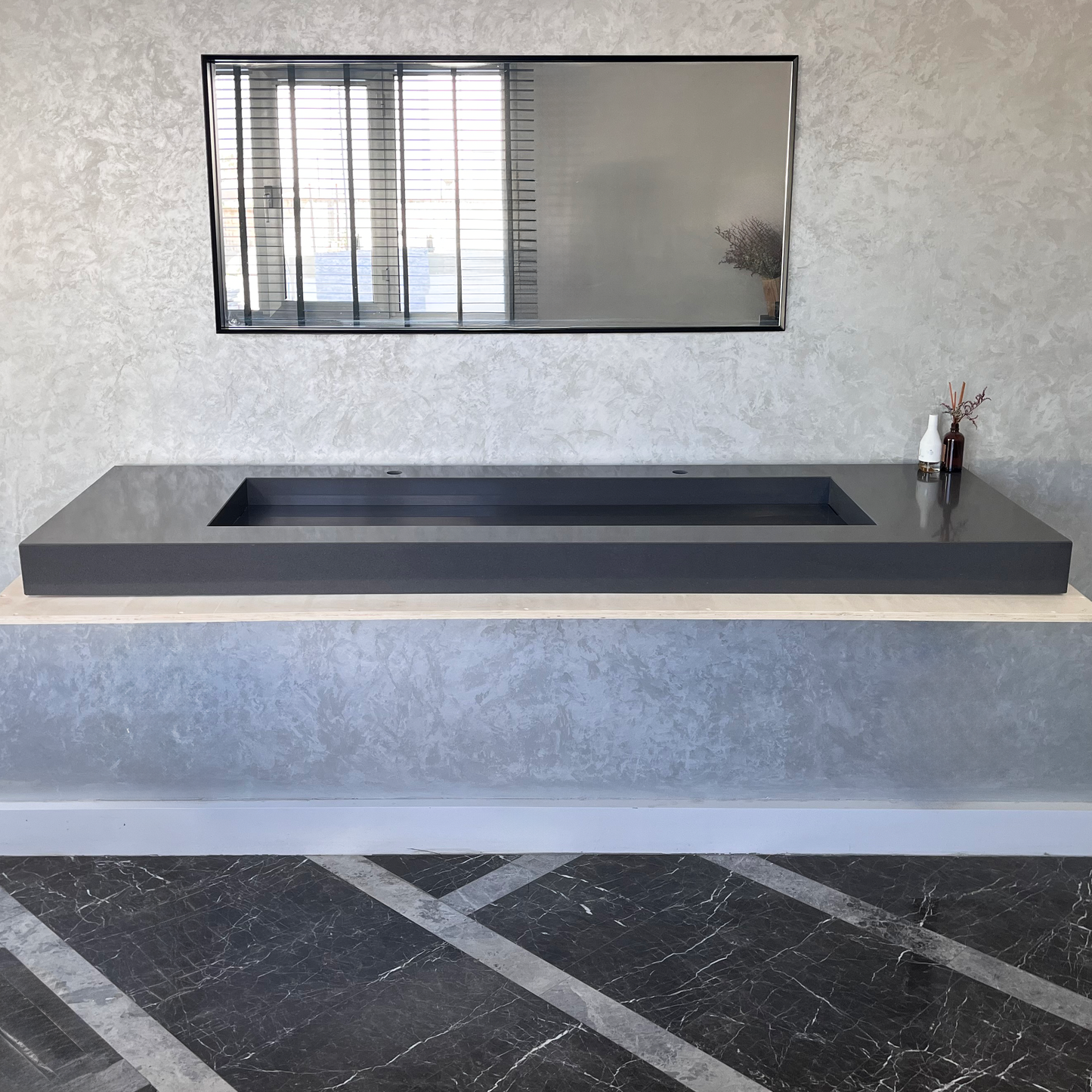 HANDCRAFTED CUSTOM QUARTZ SINK (QU-090)