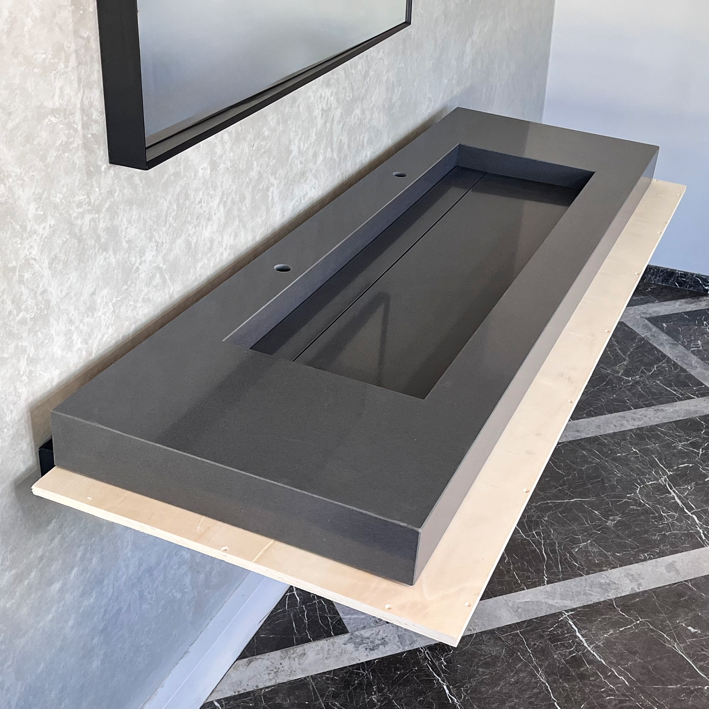 HANDCRAFTED CUSTOM QUARTZ SINK (QU-090)