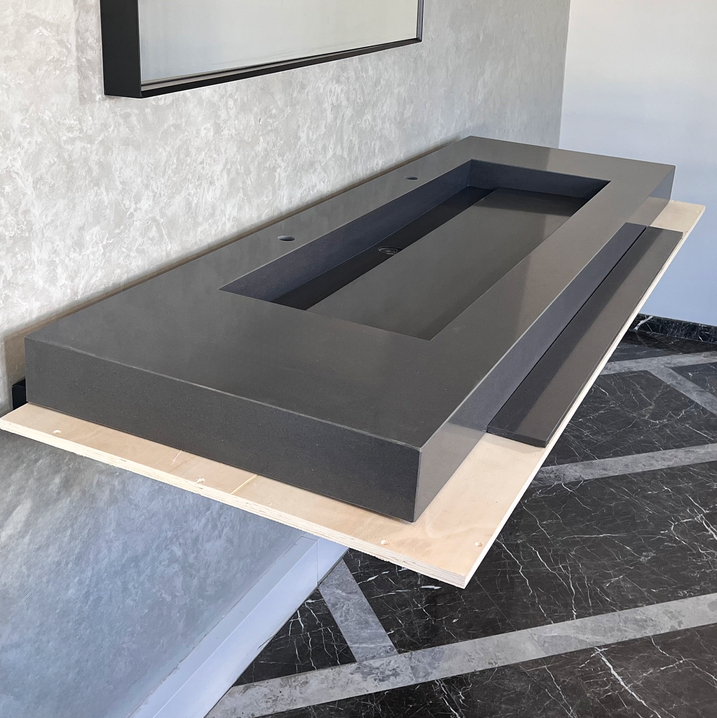 HANDCRAFTED CUSTOM QUARTZ SINK (QU-090)