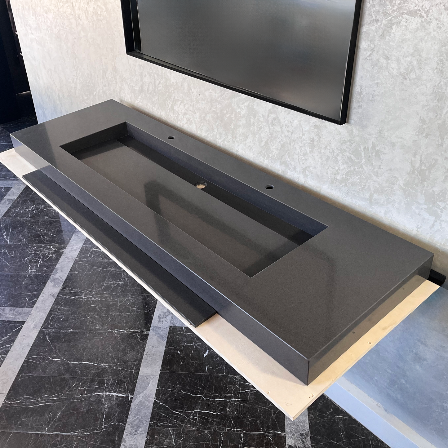 HANDCRAFTED CUSTOM QUARTZ SINK (QU-090)