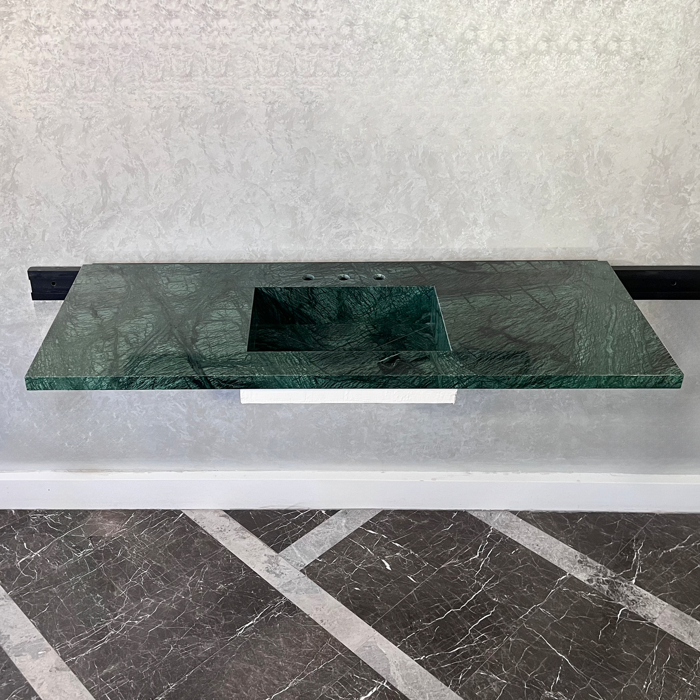 HANDCRAFTED VERDE GUATEMALA CUSTOM MARBLE SINK (NS-088)