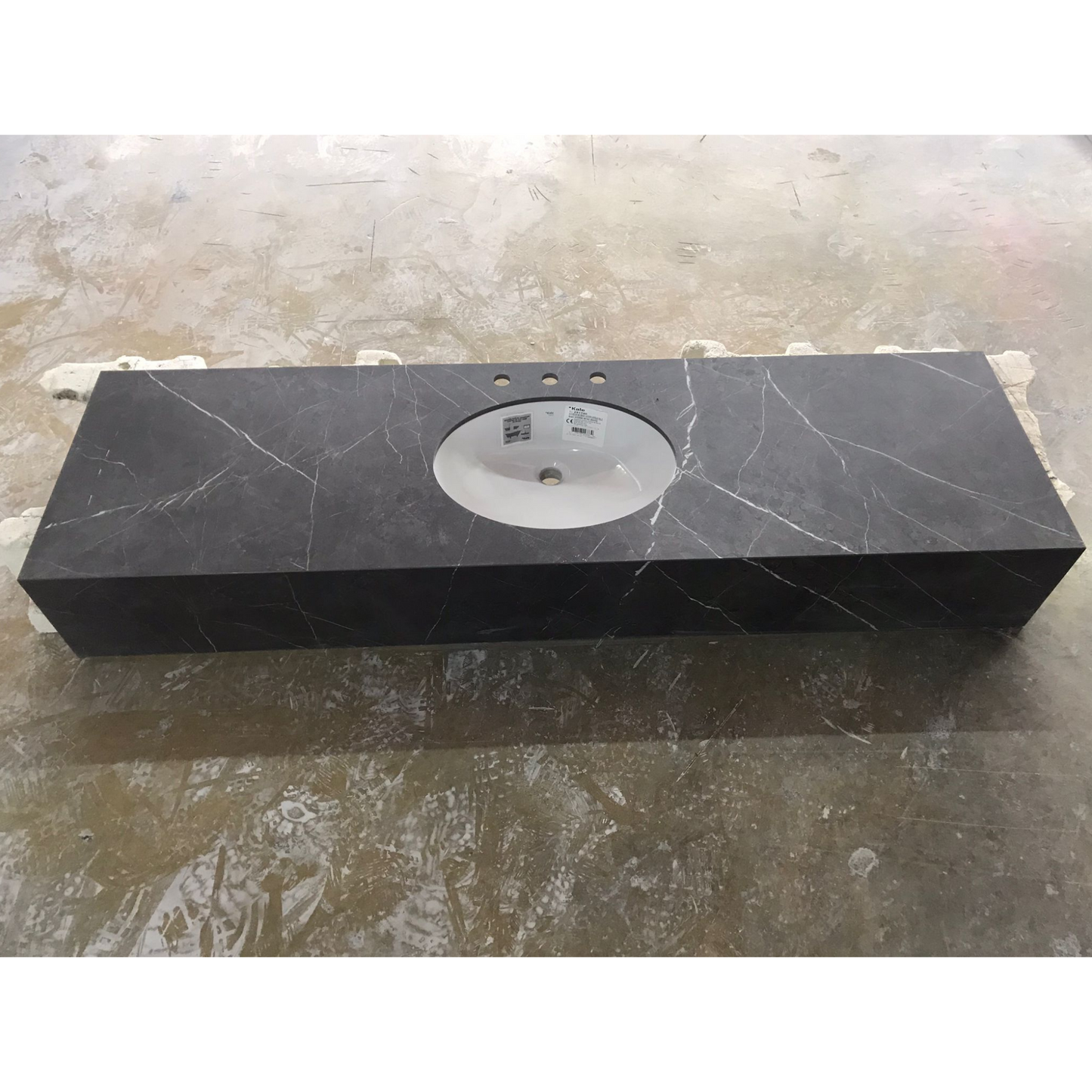 Custom Pietra Grey Matte Porcelain Sink (ES-113)