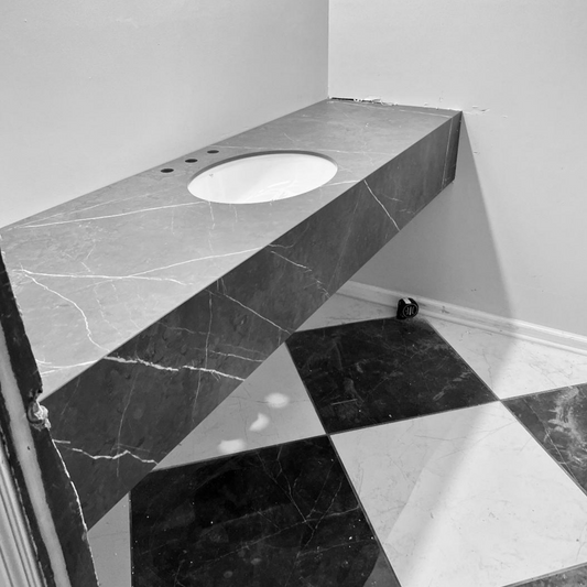 Custom Pietra Grey Matte Porcelain Sink (ES-113)