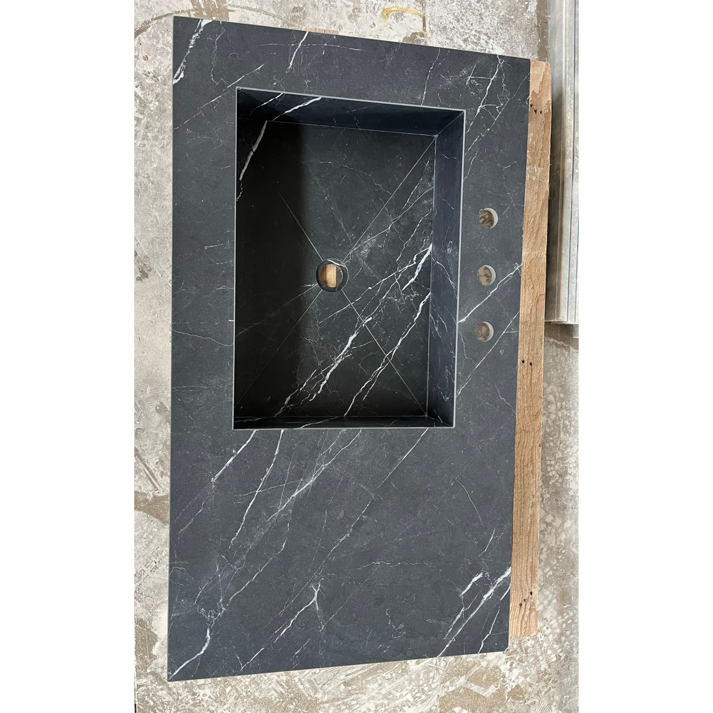 Custom Nero Marquina Bathroom Sink (ES-059)